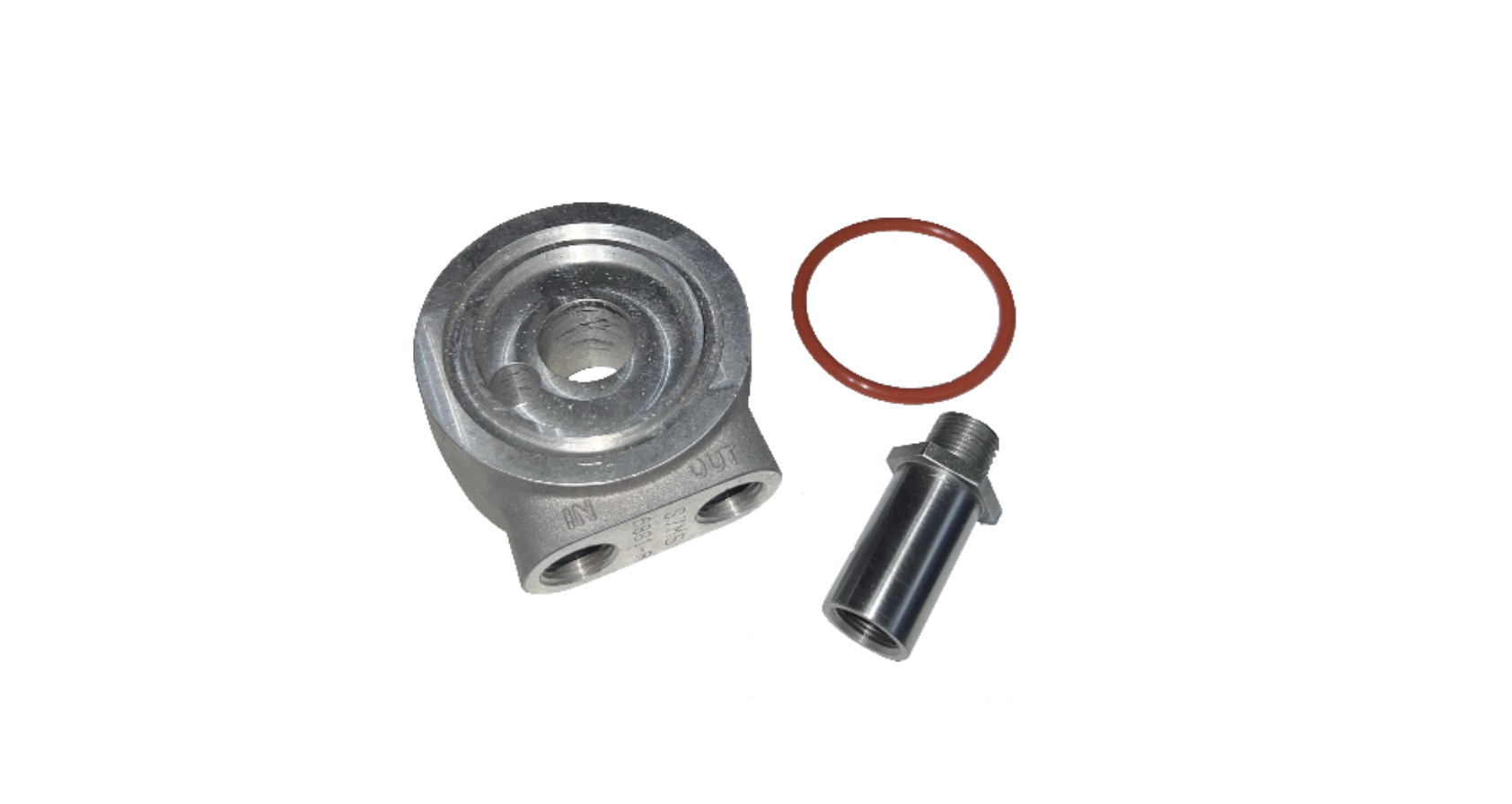 67 Shelby GT500 Oil Cooler Adapter Block Kit S7MS-6881-A