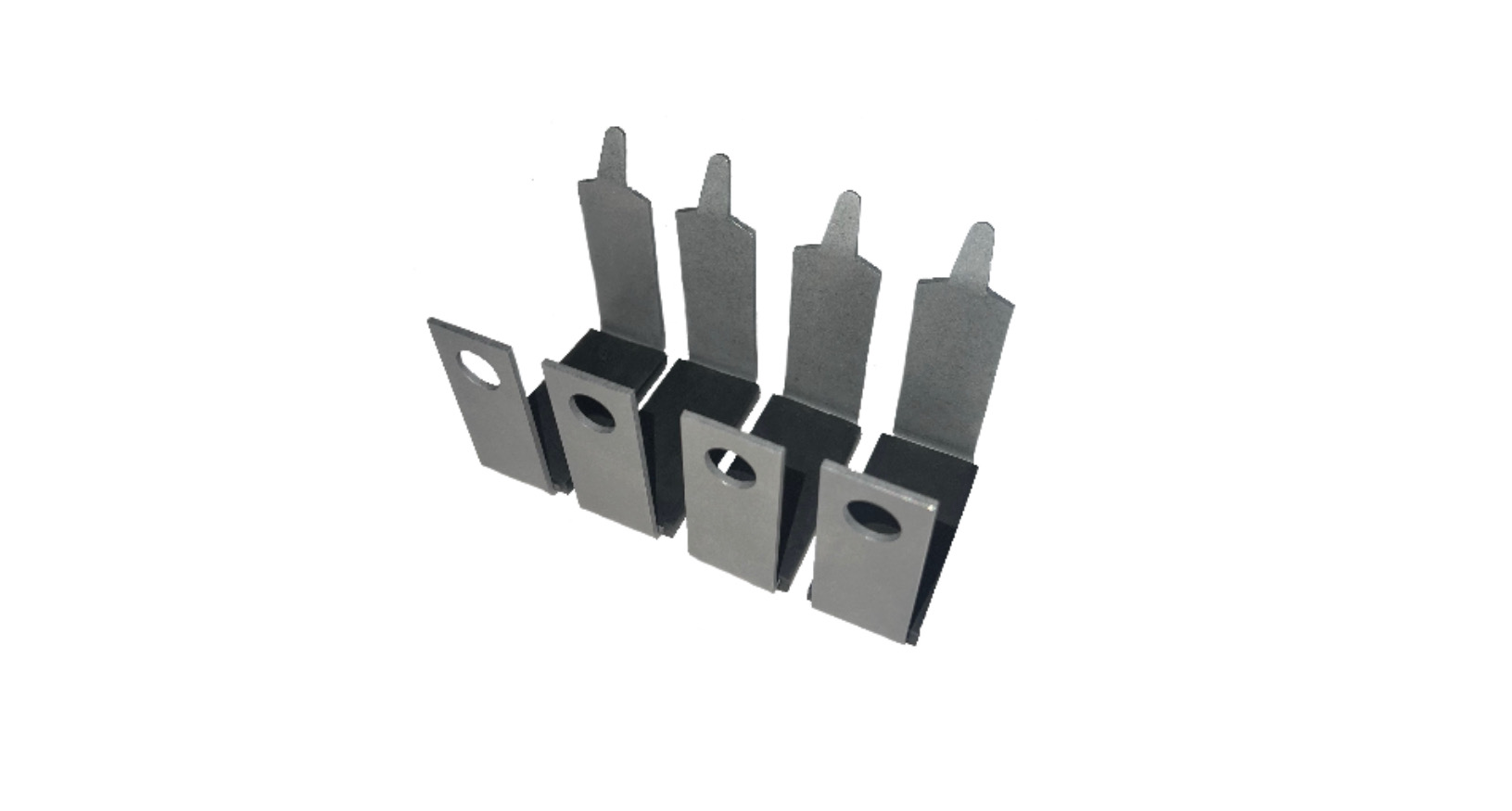 1969-1970 Shelby Leaf Spring Clamps - Round Hole