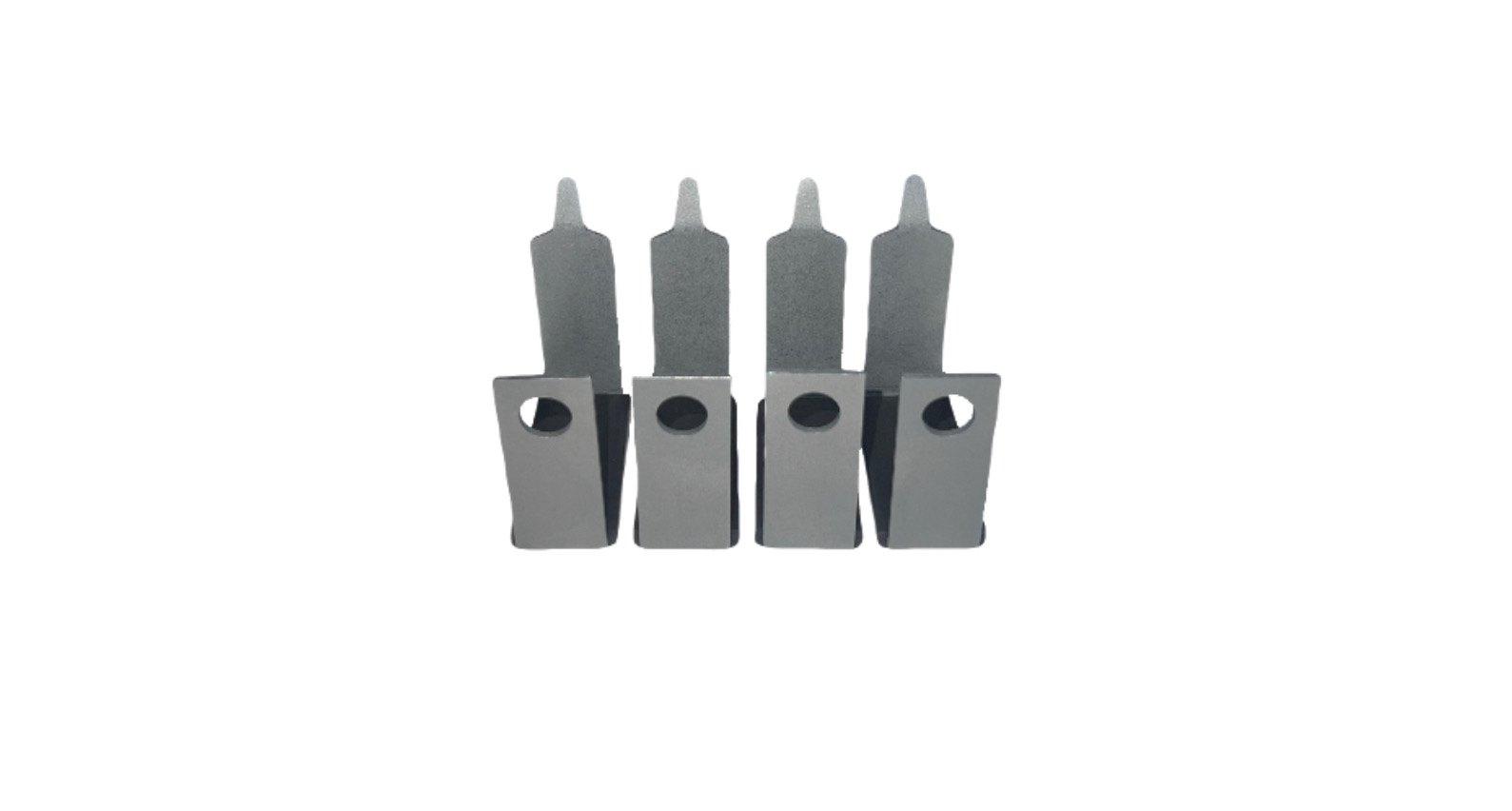 1969-1970 Shelby Leaf Spring Clamps - Round Hole - Image 2