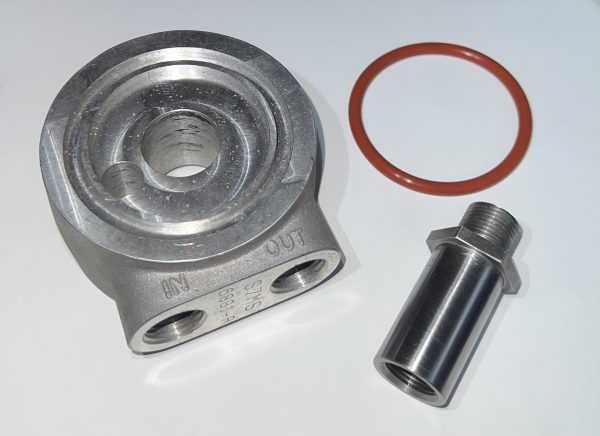 67 Shelby GT500 Oil Cooler Adapter Block Kit S7MS-6881-A