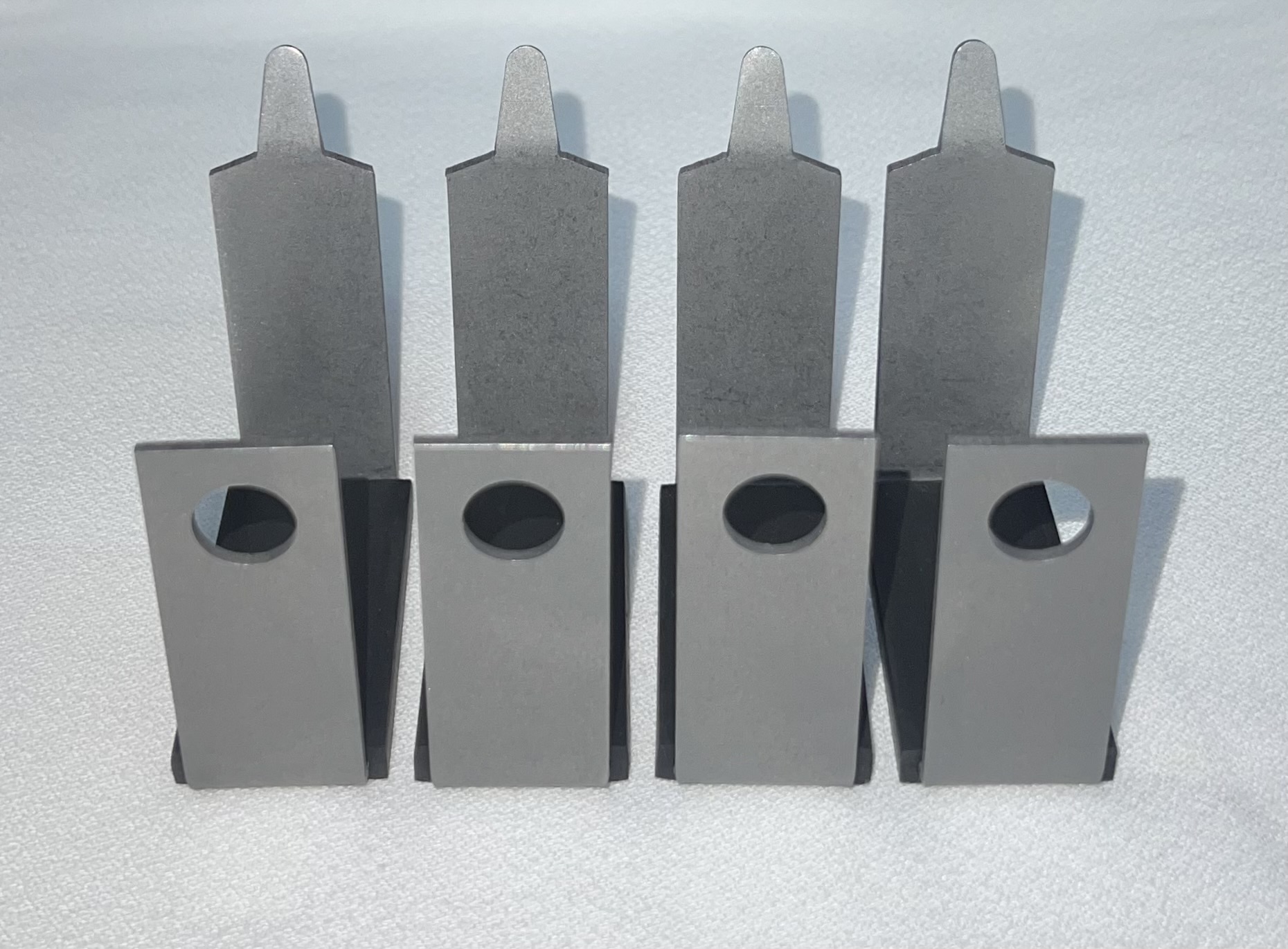 1969-1970 Shelby Leaf Spring Clamps - Round Hole - Image 2