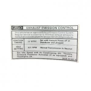 1970 Boss 302 Emissions MT Mid-Year D0ZE-9C485-B