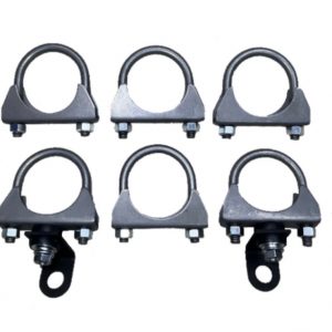 1965 Shelby GT350 2" Diameter Exhaust Clamp Kit (Concours Style)