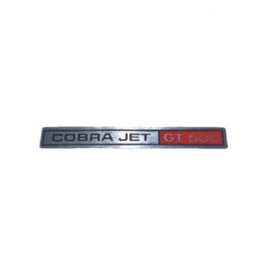 1969-1970 Shelby Dash Decal "Cobra Jet GT500"