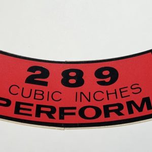 1965-1967 Mustang 289 HI-PO Air Cleaner Decal  C5OF-9638-A