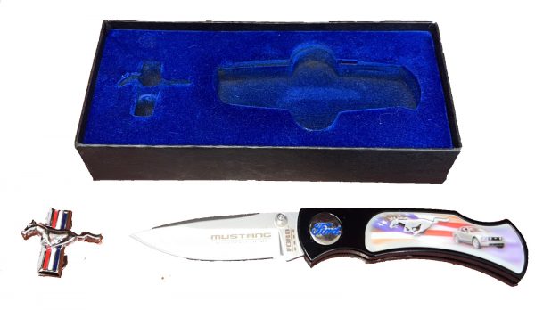 Ford Mustang Knife and Pin - Image 2