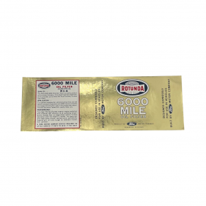 1965-1967 Rotunda Oil Filter Decal - C1AZ-6731-A