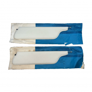 NOS 1965-1966 Ford C5ZZ-6504104-EFC Sun-visors - White