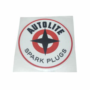 1964-1973 Ford Mustang 4" Round Autolite Spark Plug Decal
