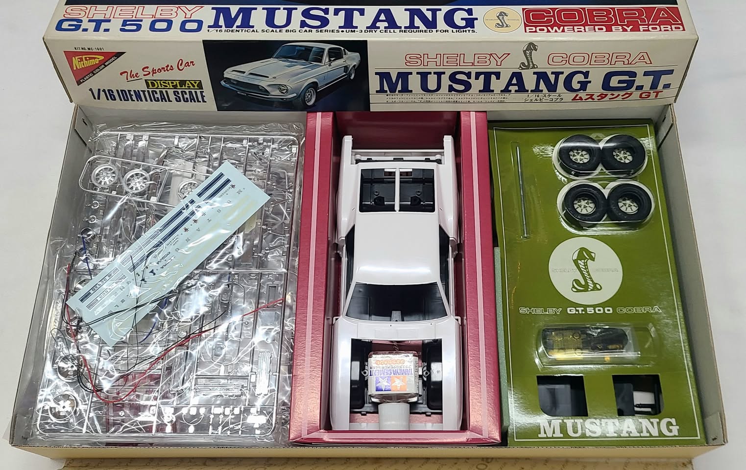 1967/1968 Shelby GT500 1/16 Scale Model Kit - Image 3