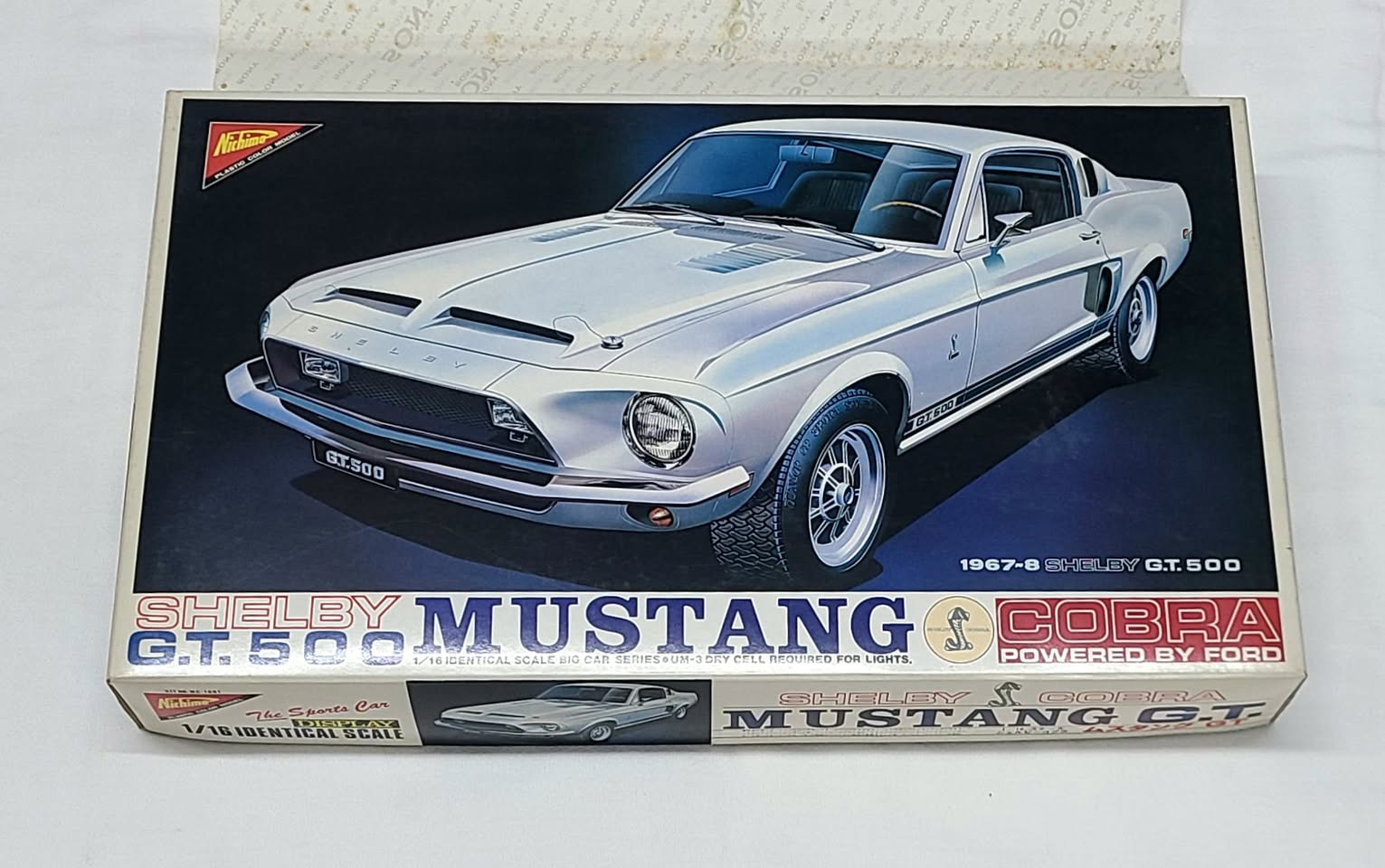 1967/1968 Shelby GT500 1/16 Scale Model Kit - Image 2